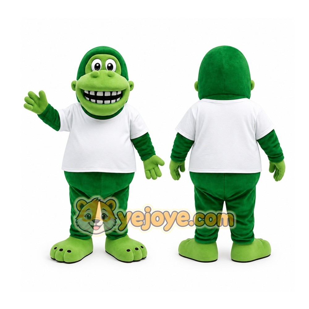 Green Animal Mascot Costume Green Animal Mascot Costume