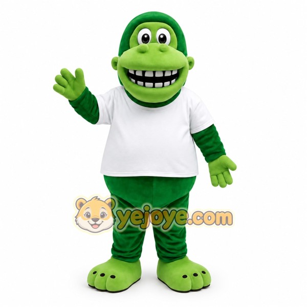 Green Animal Mascot Costume Green Animal Mascot Costume