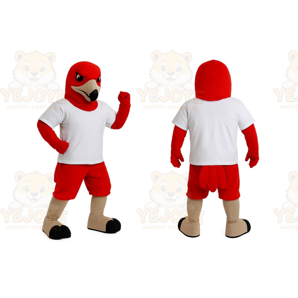 Red Bird Mascot Costume