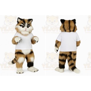 Brown Cat Mascot Costume