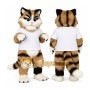 Brown Cat Mascot Costume