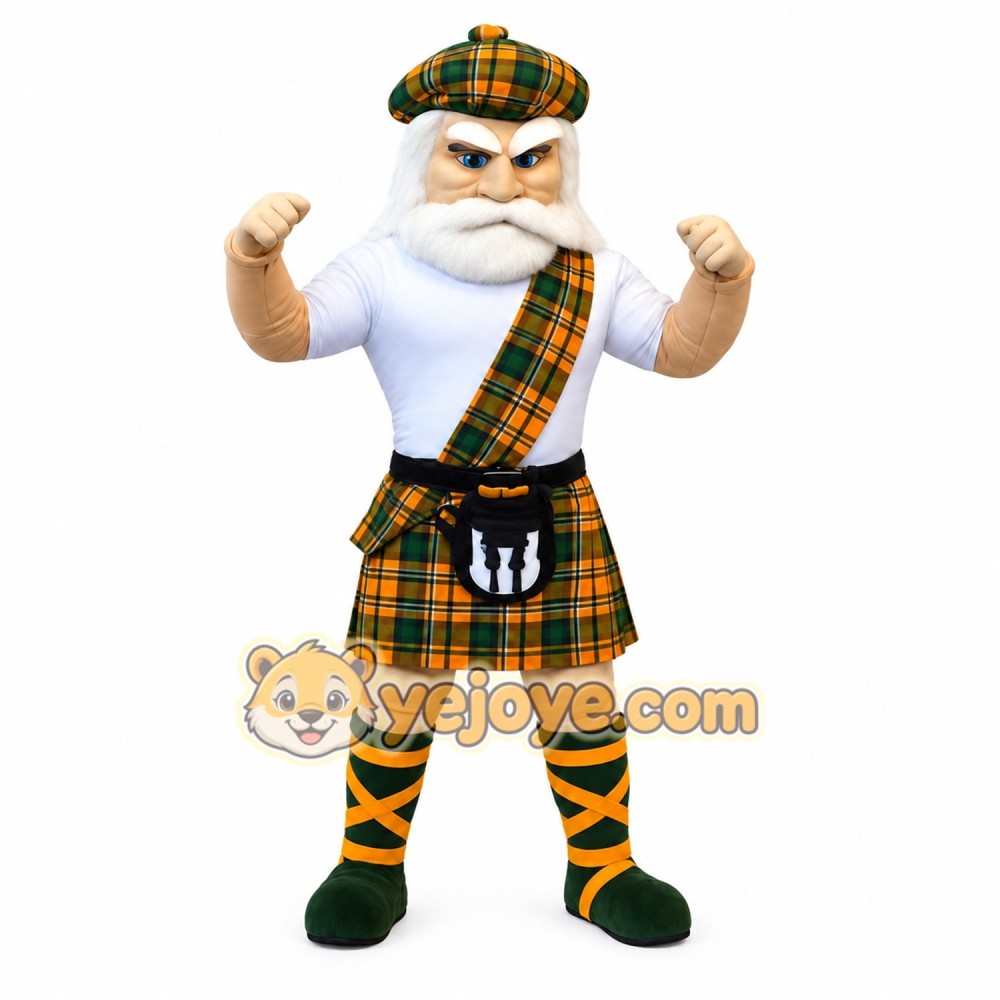Brown Warrior Mascot Costume Brown Warrior Mascot Costume