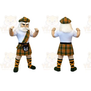 Brown Warrior Mascot Costume
