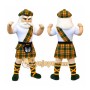 Brown Warrior Mascot Costume