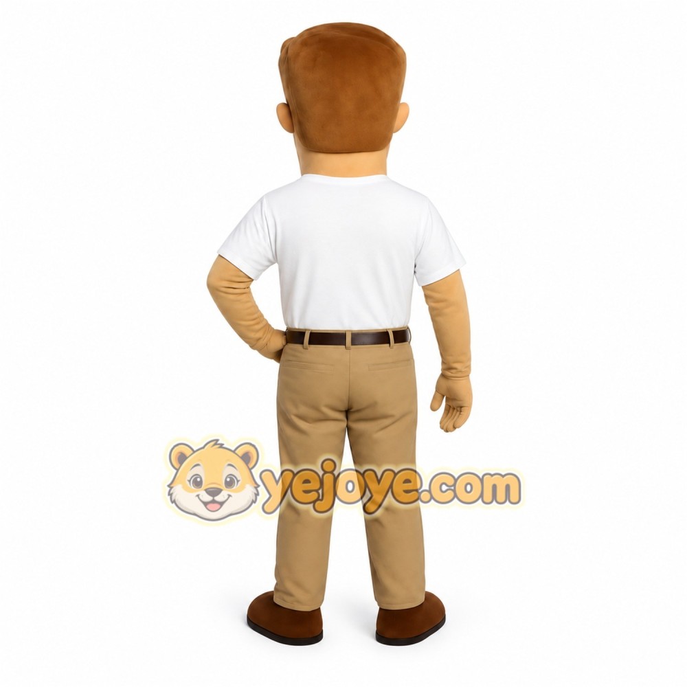 Brown Character Mascot Costume