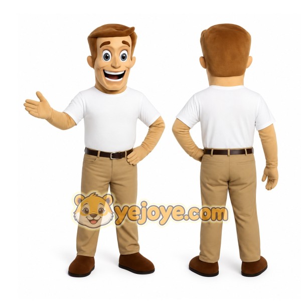 Brown Character Mascot Costume