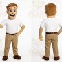 Brown Character Mascot Costume