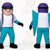 Purple Character Mascot Costume