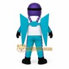 Purple Character Mascot Costume Purple Character Mascot Costume