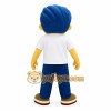 Blue Character Mascot Costume Blue Character Mascot Costume