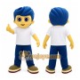 Blue Character Mascot Costume