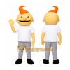 Orange Character Mascot Costume Orange Character Mascot Costume