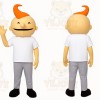 Orange Character Mascot Costume
