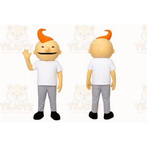 Orange Character Mascot Costume
