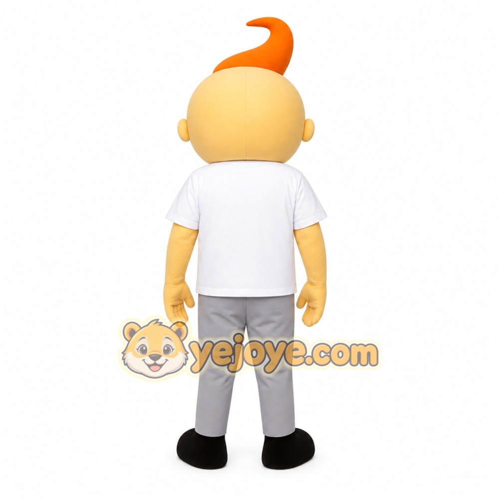 Orange Character Mascot Costume Orange Character Mascot Costume