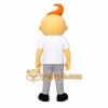 Orange Character Mascot Costume Orange Character Mascot Costume