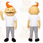 Orange Character Mascot Costume