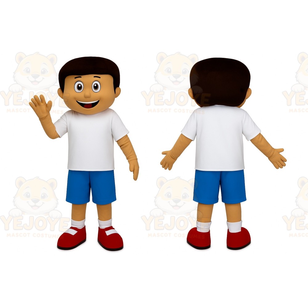 Blue Character Mascot Costume
