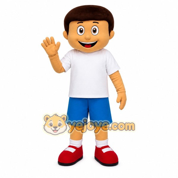 Blue Character Mascot Costume