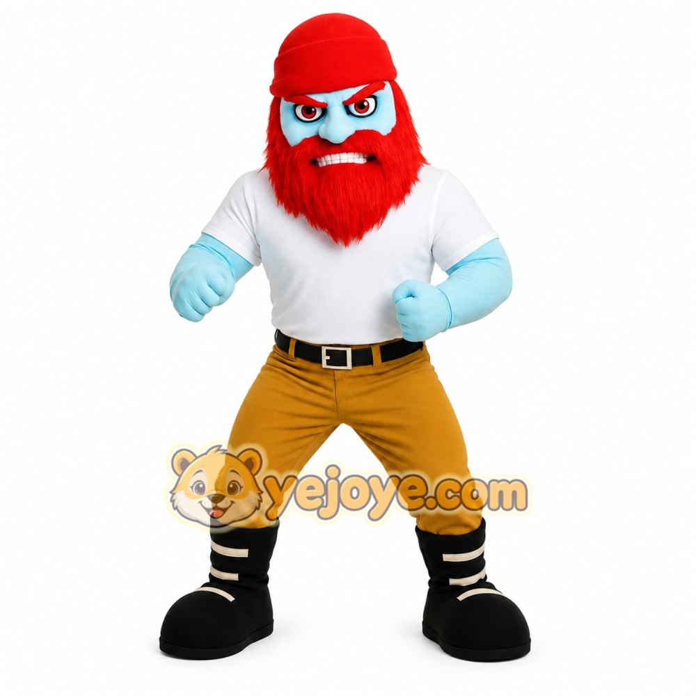 Blue Character Mascot Costume Blue Character Mascot Costume