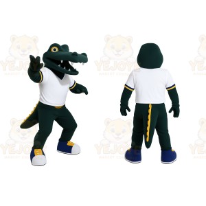 Green Alligator Mascot Costume
