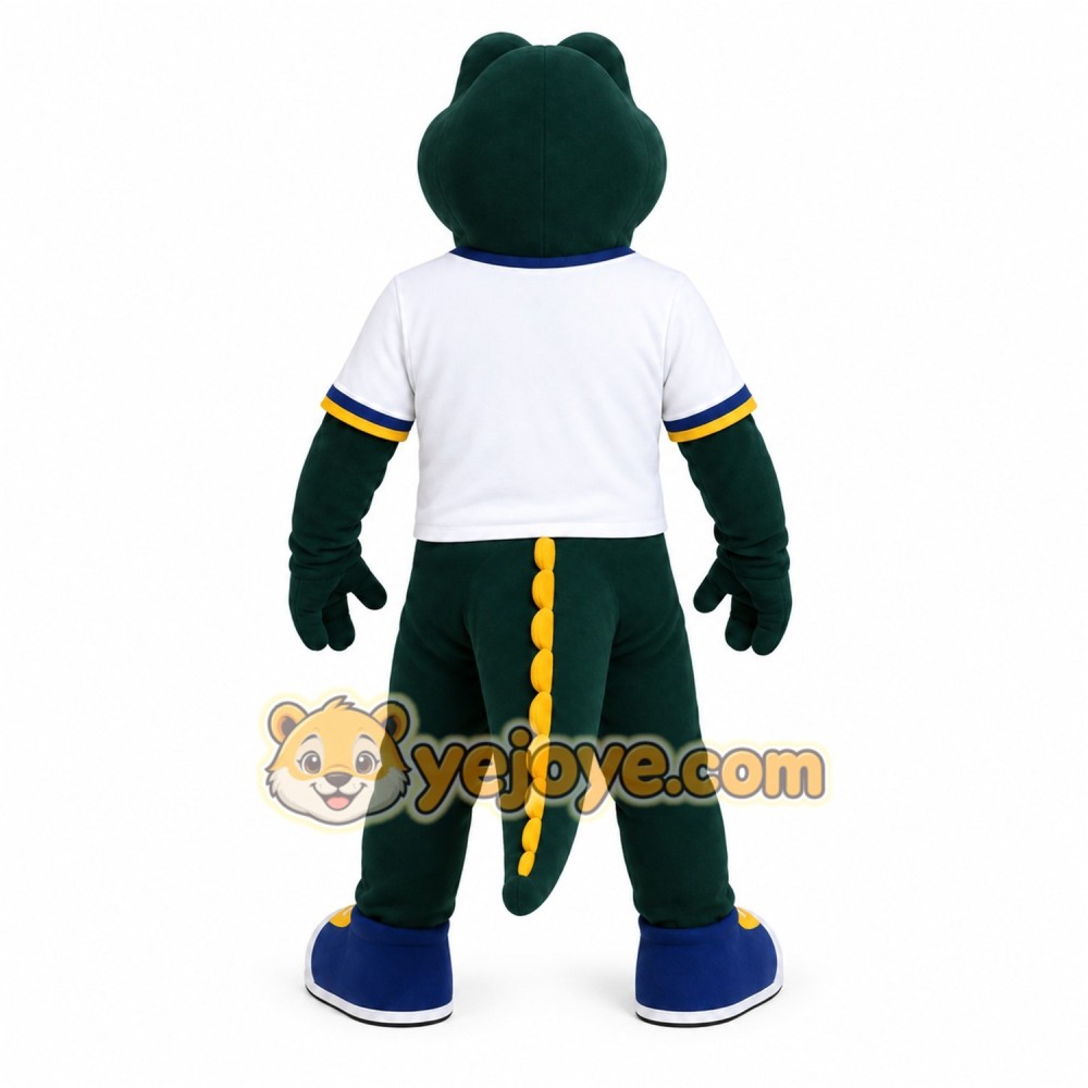 Green Alligator Mascot Costume