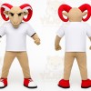 Brown Ram Mascot Costume