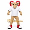 Brown Ram Mascot Costume Brown Ram Mascot Costume