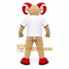 Brown Ram Mascot Costume Brown Ram Mascot Costume
