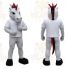 White Unicorn Mascot Costume