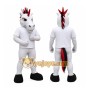 White Unicorn Mascot Costume