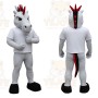 White Unicorn Mascot Costume