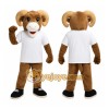 Brown Ram Mascot Costume Brown Ram Mascot Costume