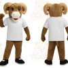Brown Ram Mascot Costume