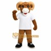 Brown Ram Mascot Costume Brown Ram Mascot Costume