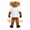 Brown Ram Mascot Costume Brown Ram Mascot Costume
