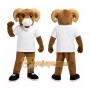 Brown Ram Mascot Costume