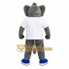 Gray Elephant Mascot Costume