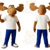 Brown Moose Mascot Costume