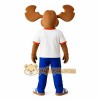 Brown Moose Mascot Costume Brown Moose Mascot Costume