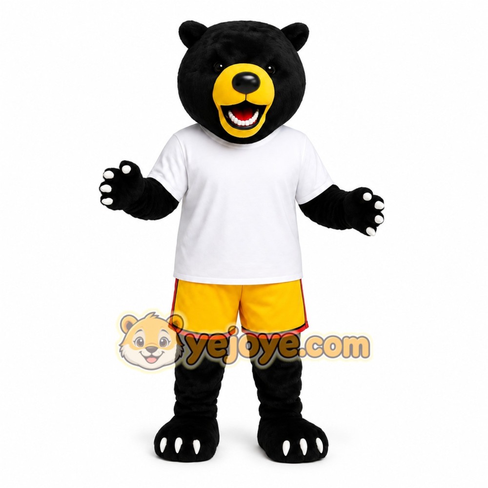 Black Bear Mascot Costume Black Bear Mascot Costume