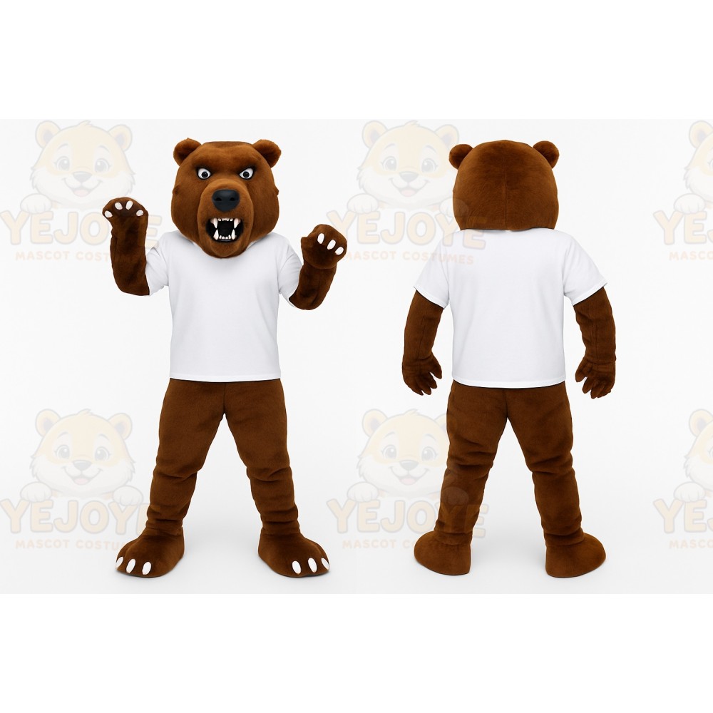 Brown Bear Mascot Costume