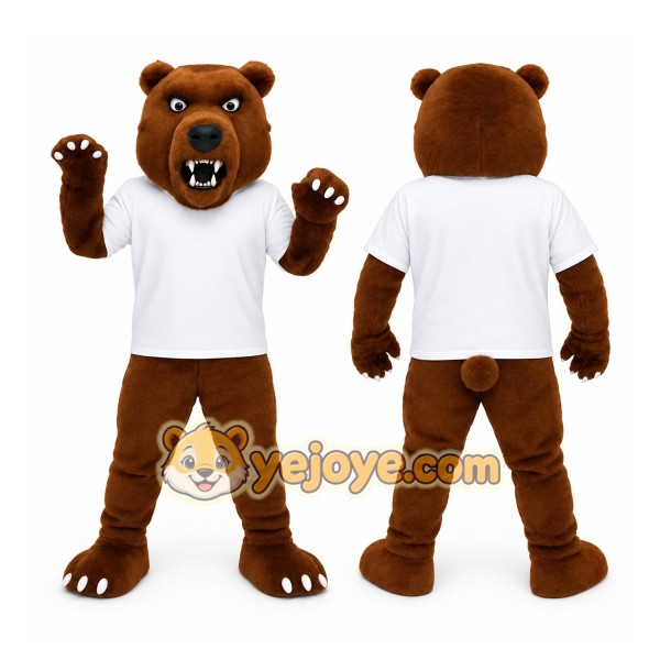 Brown Bear Mascot Costume
