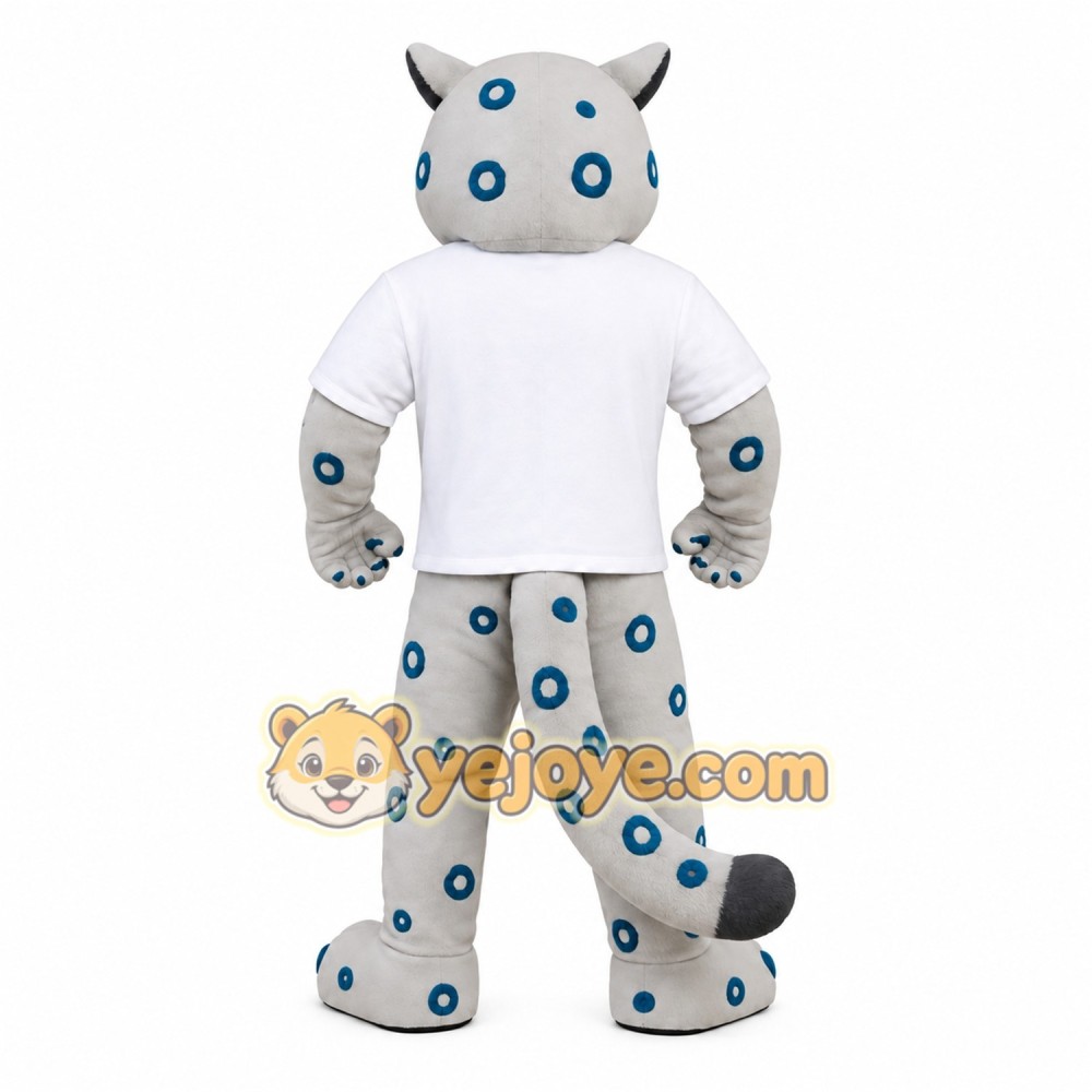 Gray Animal Mascot Costume Gray Animal Mascot Costume