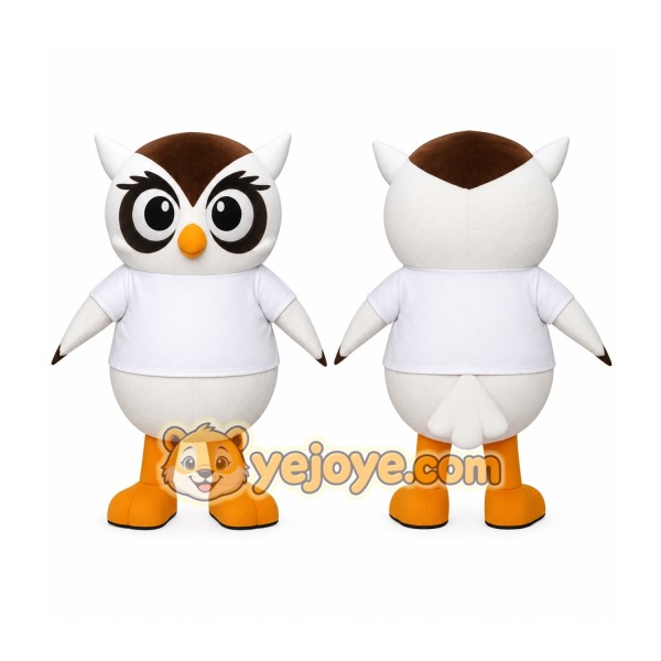 White Owl Mascot Costume
