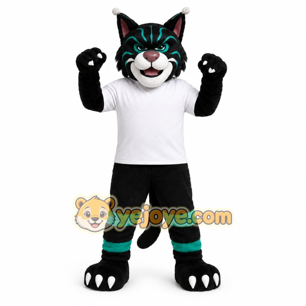 Black Cat Mascot Costume Black Cat Mascot Costume