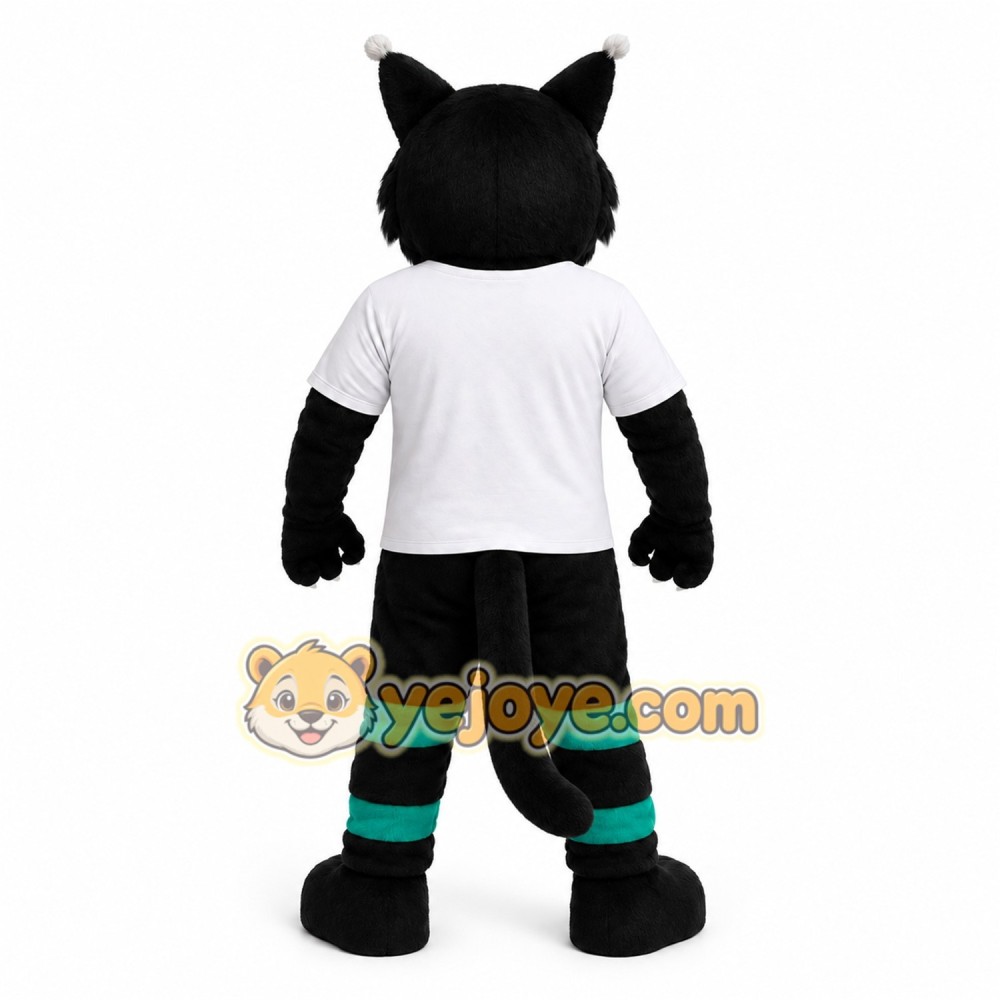 Black Cat Mascot Costume Black Cat Mascot Costume