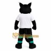 Black Cat Mascot Costume Black Cat Mascot Costume