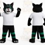 Black Cat Mascot Costume
