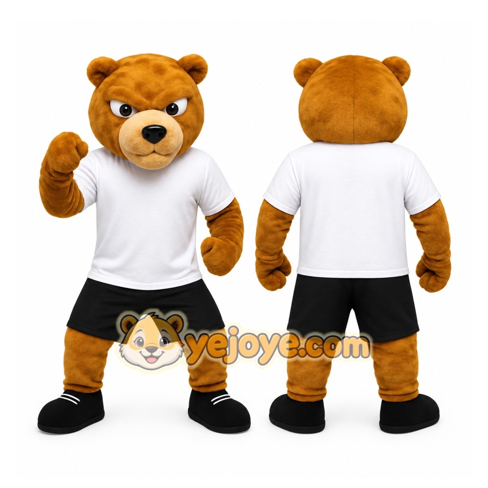 Brown Bear Mascot Costume Brown Bear Mascot Costume